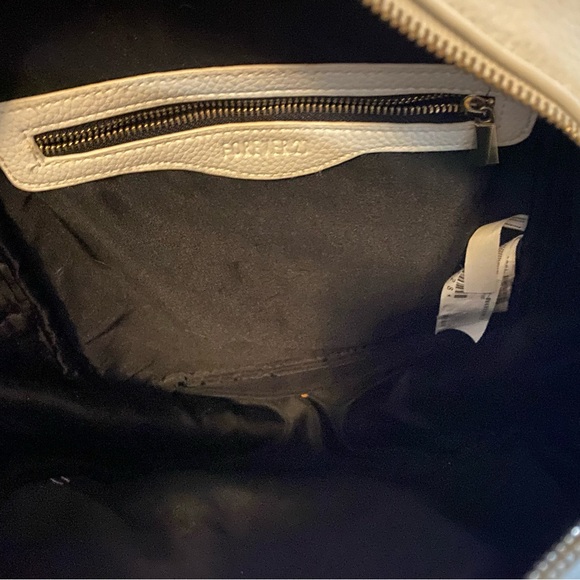 Forever 21 white mini backpack with gold hardware - Picture 3 of 4
